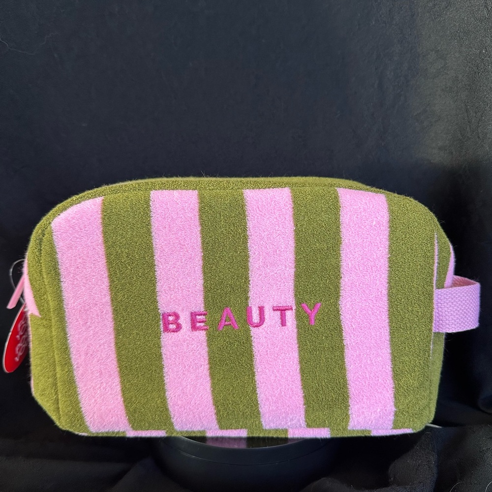 Terry Cloth Cosmetics Travel Toiletry Bag